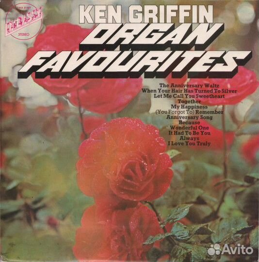 Виниловые пластинки Ken Griffin Organ Favourites