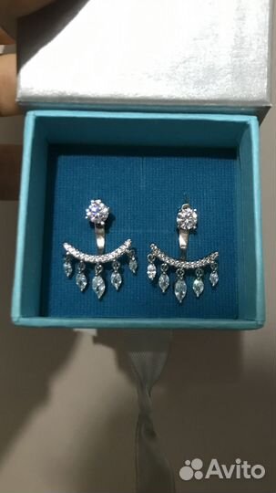 Серьги серебряные новые