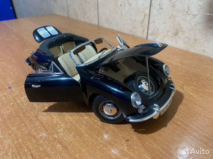 Модель Porsche 356 B Bburago Italy 1/18