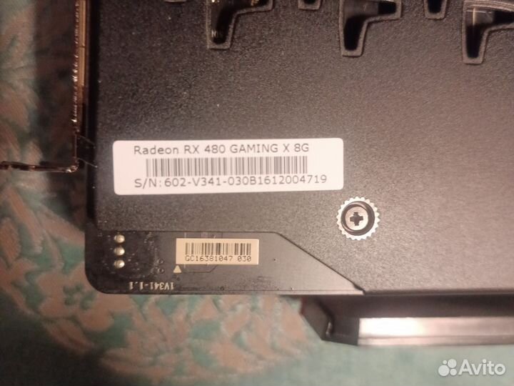 Видеокарта rx580 8gb