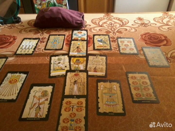 Таро Египетское. Новое (78 карт; 12 см x 6,5 см)