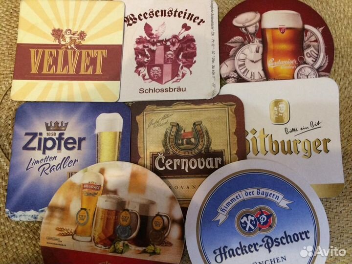 Бирдекели (подставки под пиво) 8шт