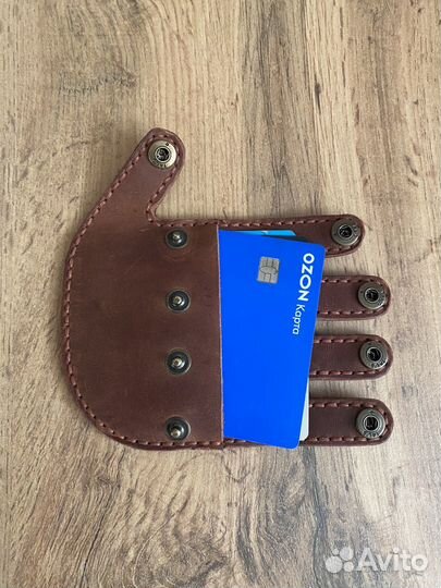 Картхолдер из натуральной кожи