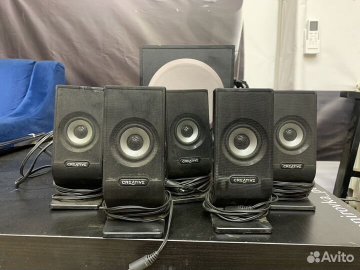 Аудиосистема 5.1 через aux