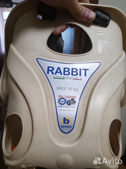 Детское велокресло переднее Bellelli Rabbit