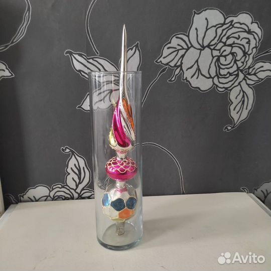 Елочная игрушка пика на елку СССР