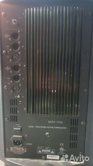 Активный сабвуфер 600вт SoundKing skfp 115A