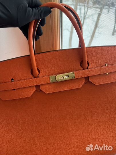 Сумка Hermes Birkin 40 orange togo