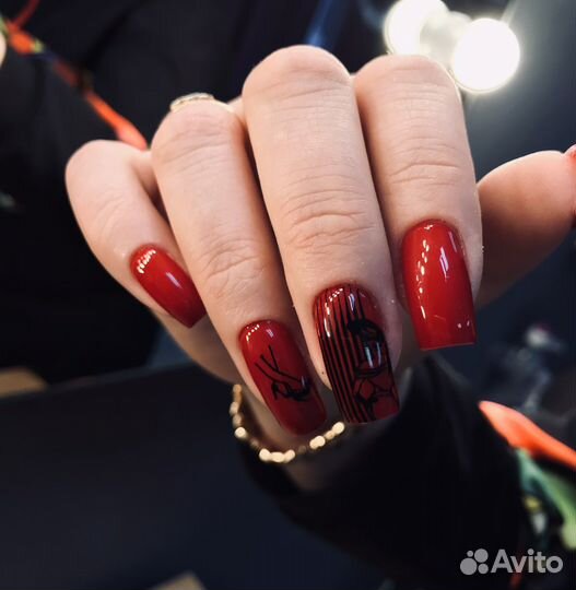 Маникюр наращивание