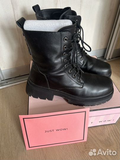 Ботинки кожа
