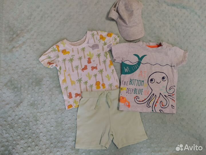 Пакет фирменных вещей для мальчика 74-80 см Next