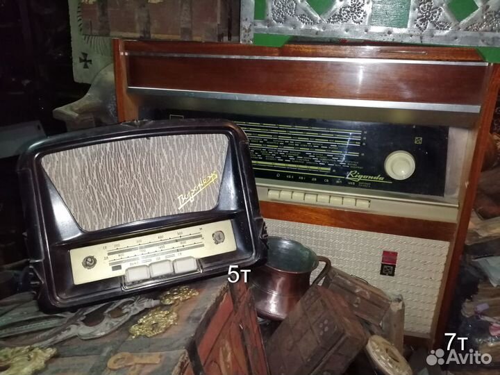 Радиола СССР Ригонда, радиоприёмник Стрела Воронеж