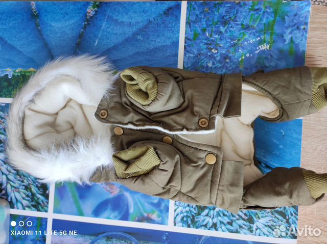 Одежда для собак мелких пород комбинезон зимний