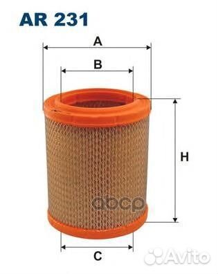 Фильтр воздушный AR231 Filtron