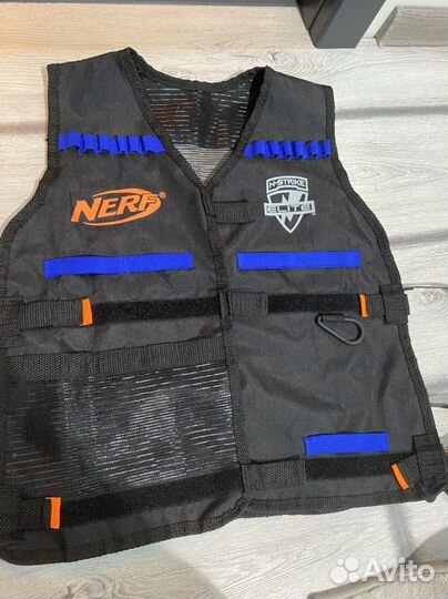 Жилет, очки и маска (командная) Nerf