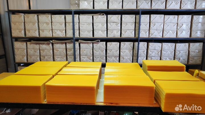 Вощина для пчел, свечей - 5 кг