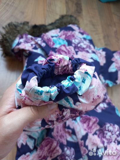 Зимний комбинезон для девочки 86