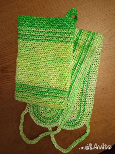 Мочалка и руковичка