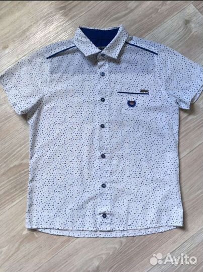 Школьные рубашки на мальчика 134-140