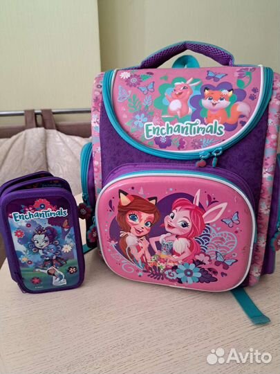 Школьный рюкзак для девочки энчантималс