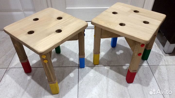 Табурет деревянный детский