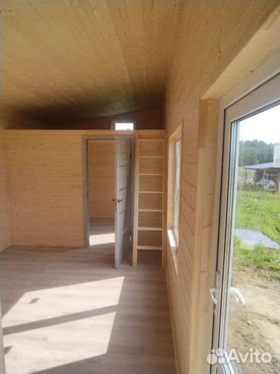 Дом 3х7м с лофтом (дополнительное спальное место)