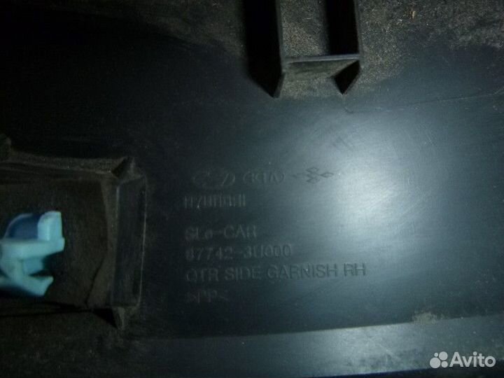 Накладка заднего крыла правого KIA sportage 2010
