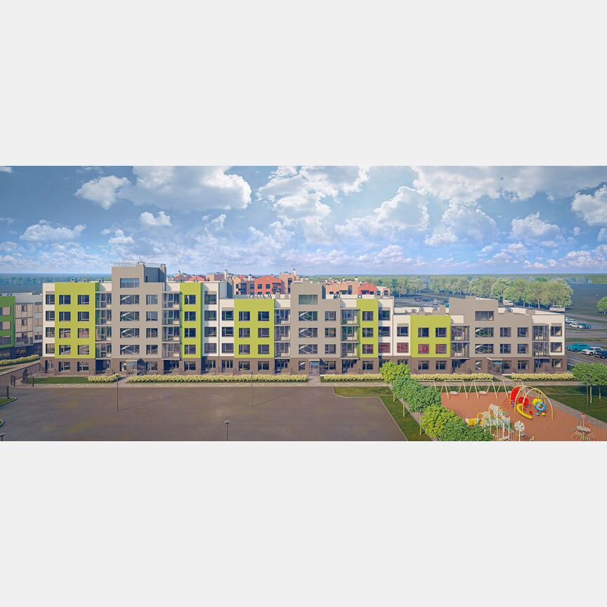 3-к. квартира, 87,1 м², 4/5 эт.