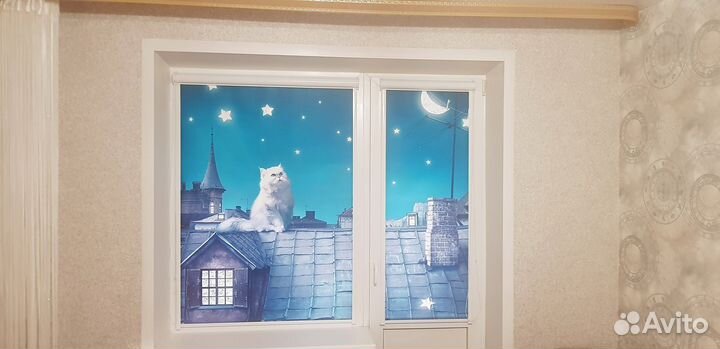 Рулонные шторы с фотопечатью