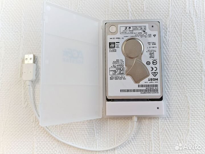Внешний жёсткий диск HDD 1Тб hgst HTS541010A7E630