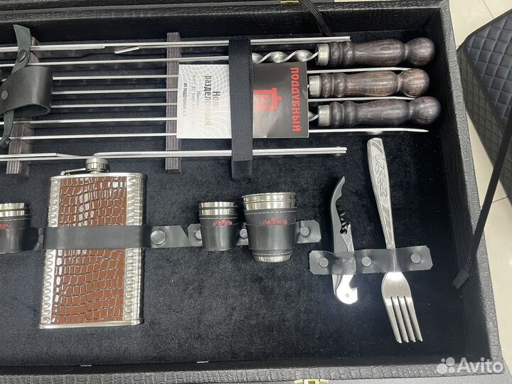 Шашлычный набор кизляр #1 кожа