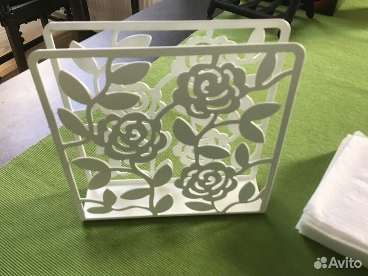 Новая салфетница-металл