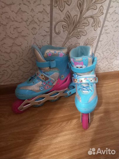 Роликовые коньки детские раздвижные