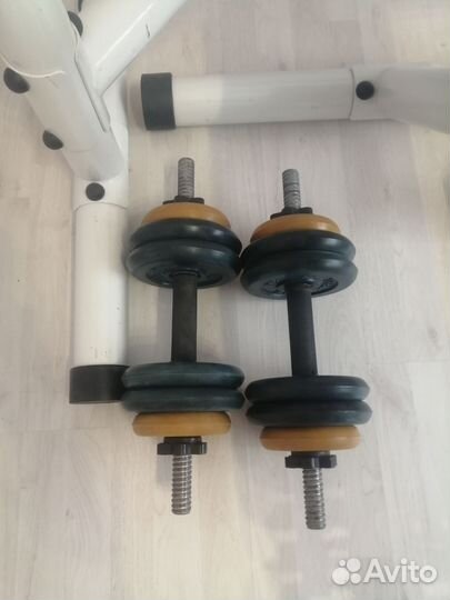 Стойка для штанги, тренажёр жим лежа сидя для ног