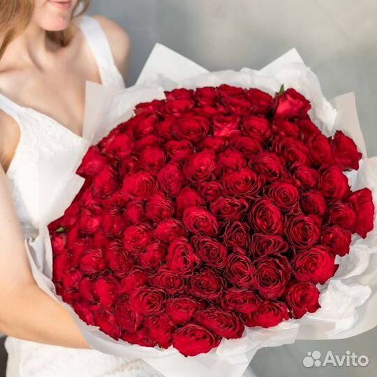 101 роза букет доставка по Рязани и области