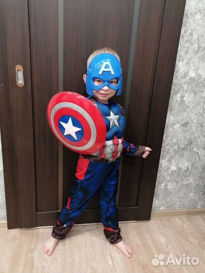 Костюм для мальчика Капитан Америка