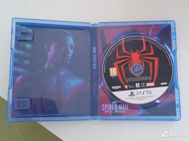 Диск Spider man Miles Morales PS5