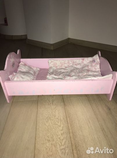 Игрушечная кроватка с куклой Baby Born