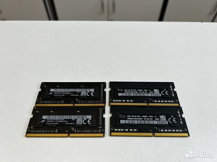 Оперативная память DDR4 4gb SO-dimm 2666мгц