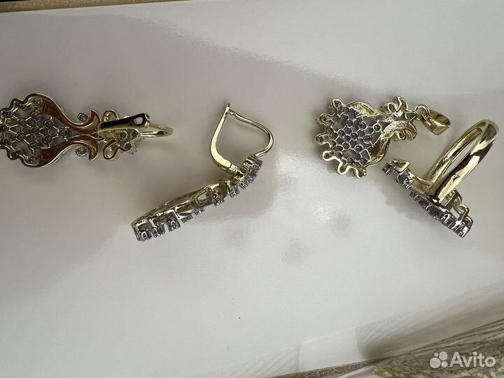 Новый набор бижутерия циркон