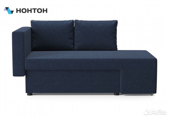 Диван еврокнижка Дагмар темно-синий