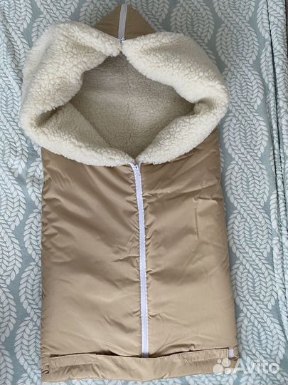 Конверт одеяло на выписку зима