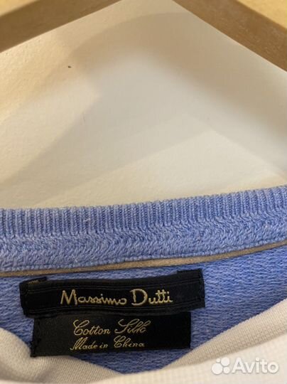 Джемпер мужской L (48-50) синий massimo dutti