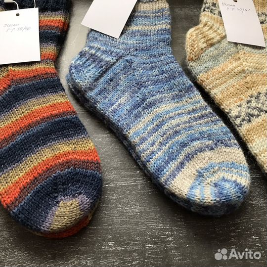 Носки мужские женские вязаные