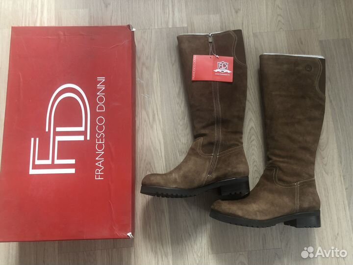 Сапоги зимние женские 41 размер замшевые