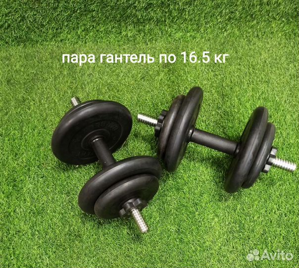 Гантели по 16.5кг