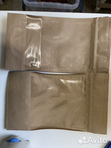 Пакеты крафтовые (крафт) с замком с зип замком