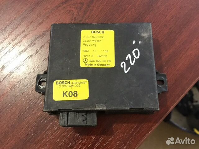 Блок управления фарами Mercedes W220