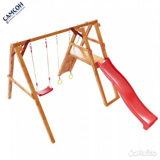 Детская деревянная игровая площадка Монголия