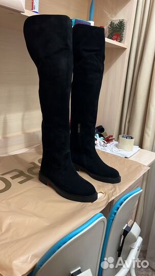 Замшевые ботфорты respect premium 36